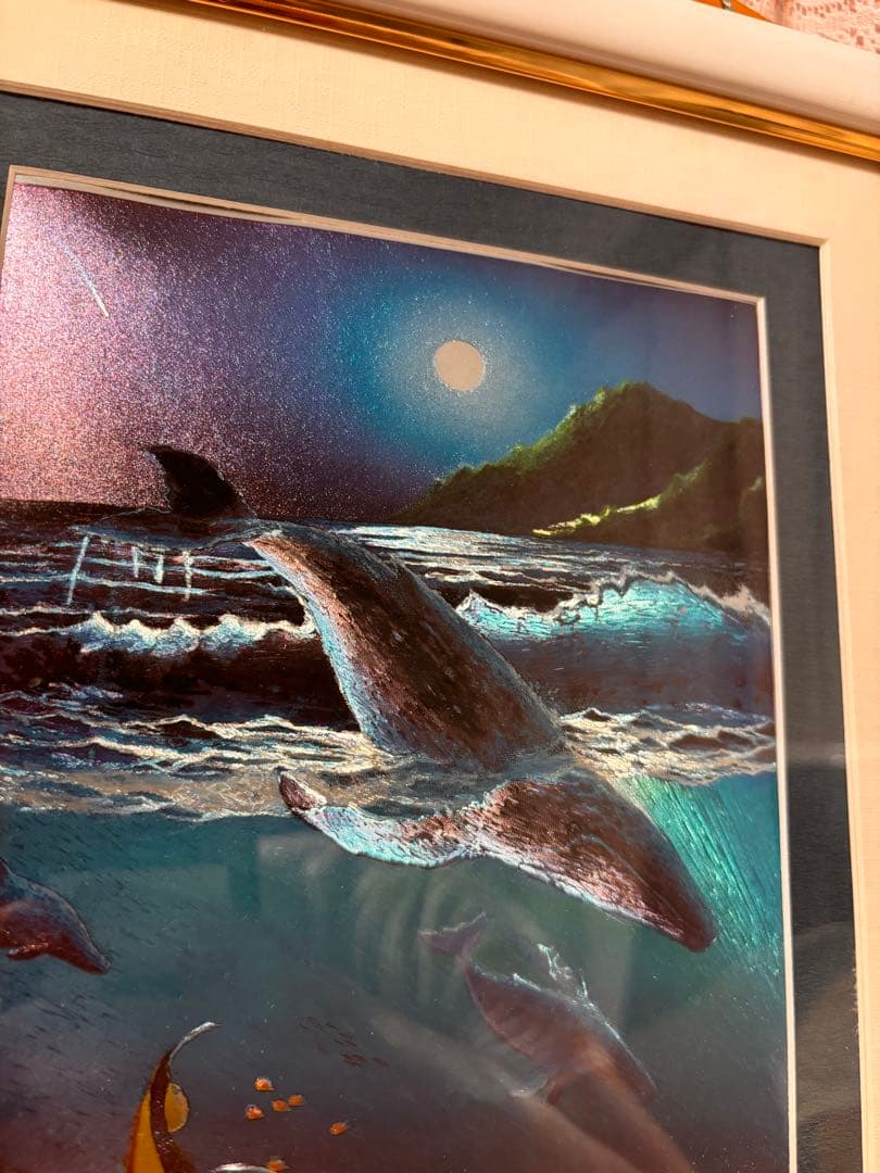 希少！ラッセン　絵　画　立体　複製画