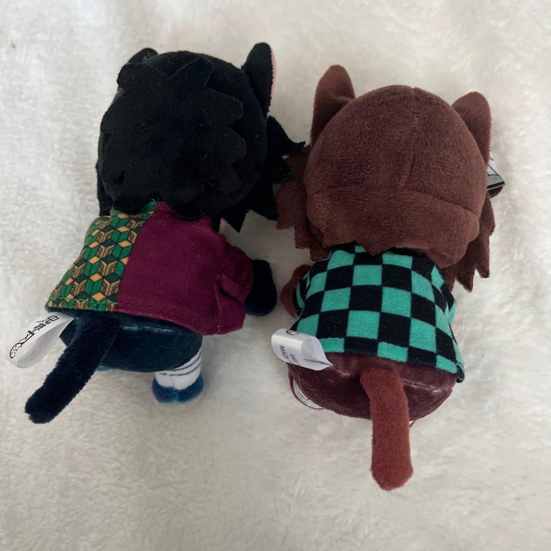 冨岡義勇　竈門炭治郎 にゃふぉるめ　ぬいぐるみ　鬼滅の刃