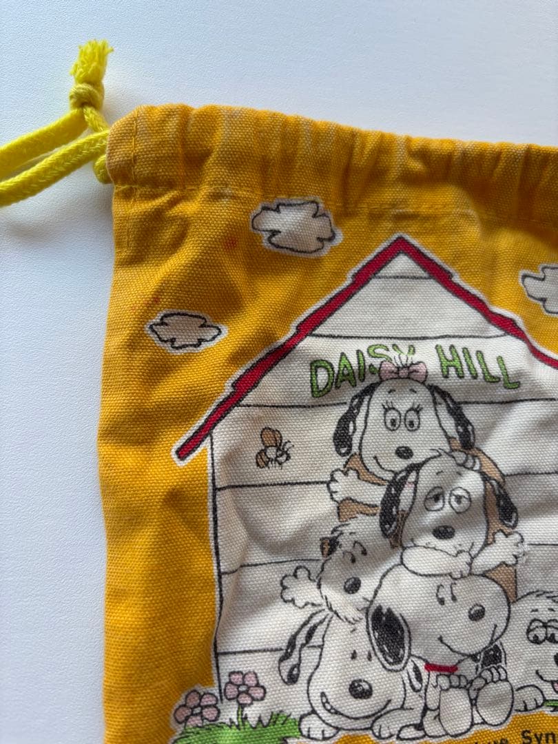 デイジーヒルパピーズ　ファミリア　巾着　平成　当時　スヌーピー　兄弟　ポーチ