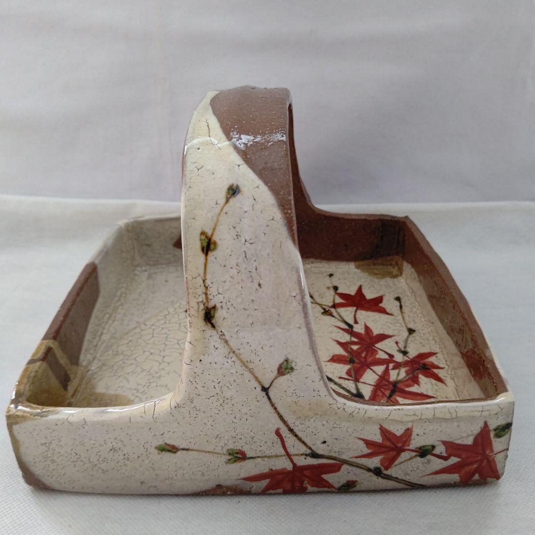 赤絵楓文 手鉢 吉川水城 茶道具