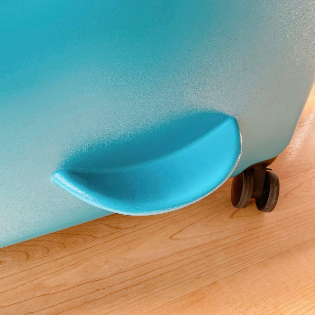 美品✨️ NORICCO 子どもが乗れるキャリーケース プレミアムシート 旅行 青