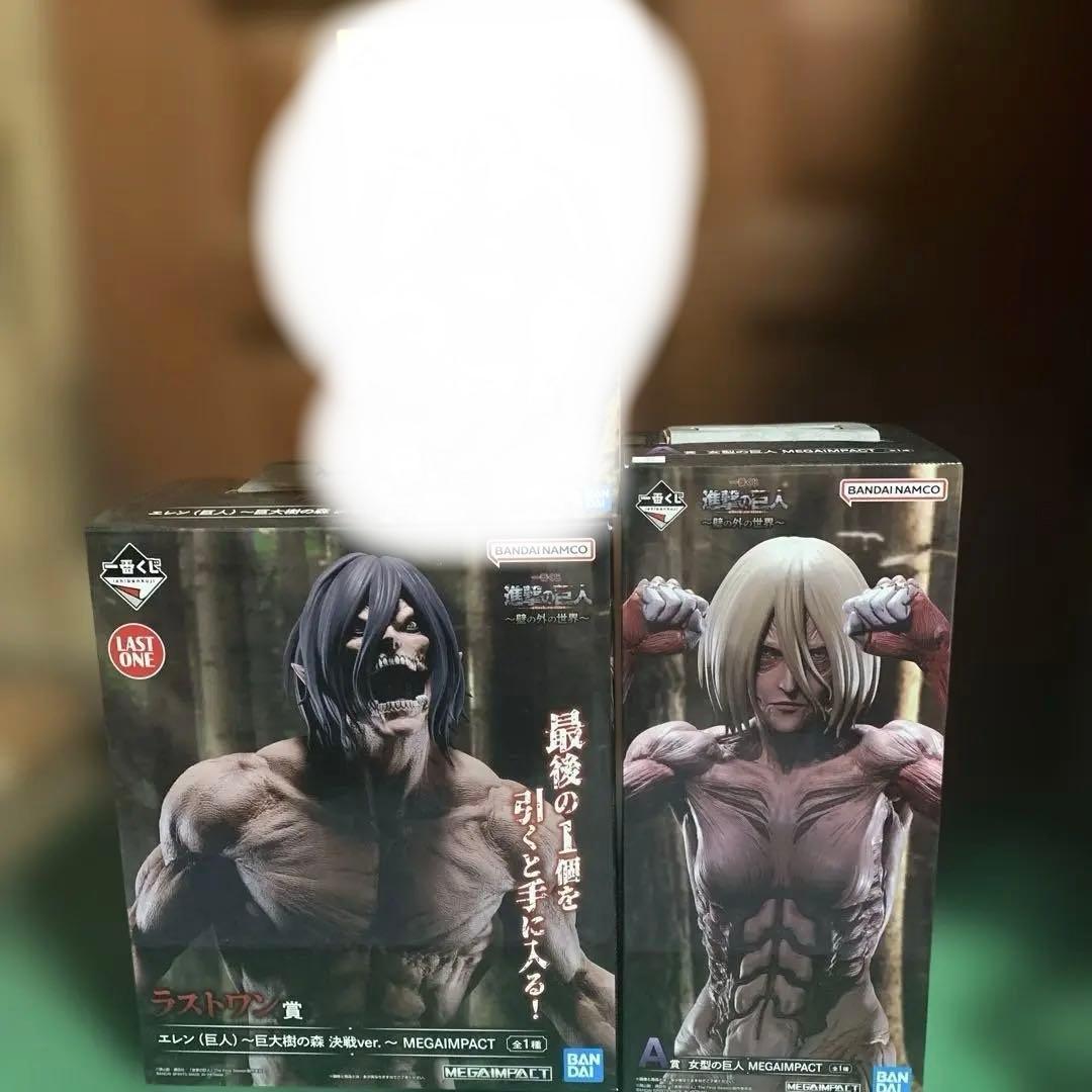 一番くじ　進撃の巨人　a賞 ラストワン　セット