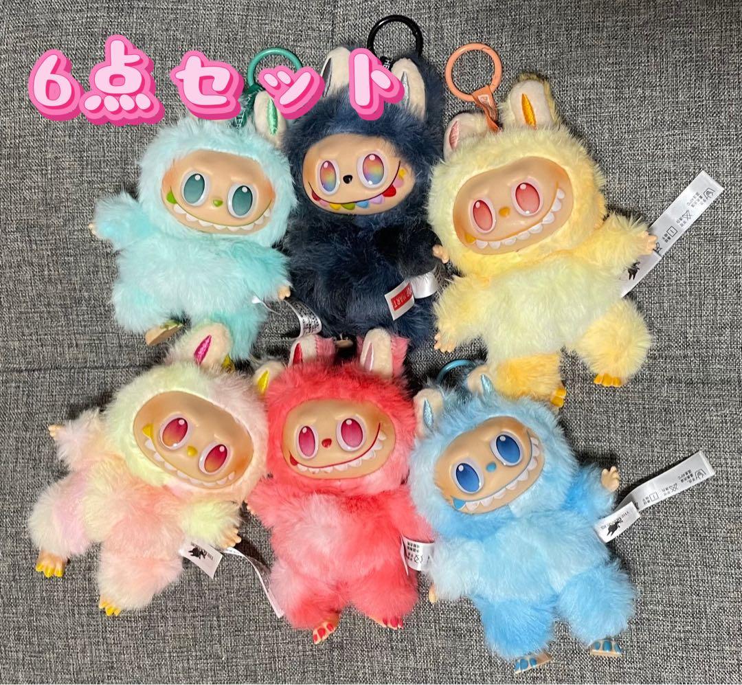 チ*ん様 LABUBU 6点セット ラブブ ラフフぬいぐるみ POP MARTキ