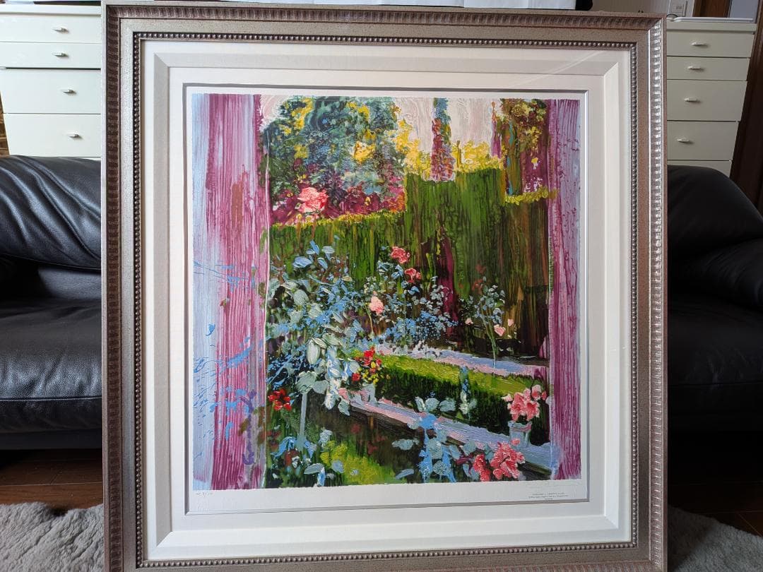 【希少】トレンツ・リャド　「黄昏の光」シルクスクリーン　HC８/10　非売品