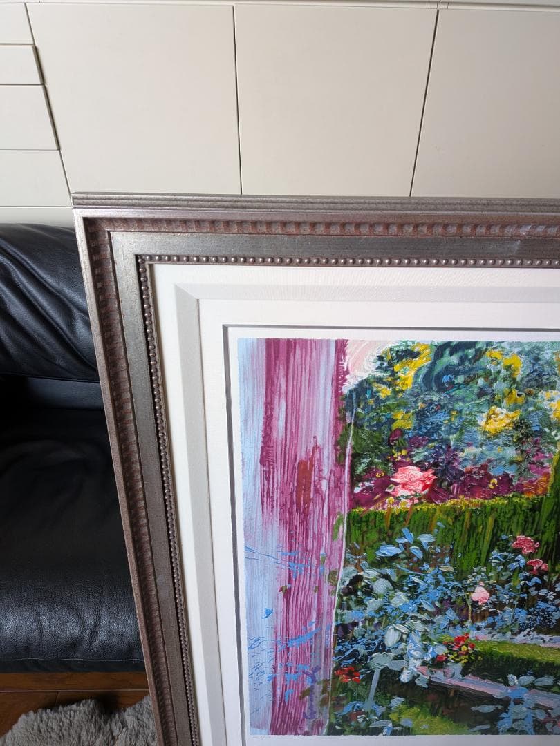 【希少】トレンツ・リャド　「黄昏の光」シルクスクリーン　HC８/10　非売品