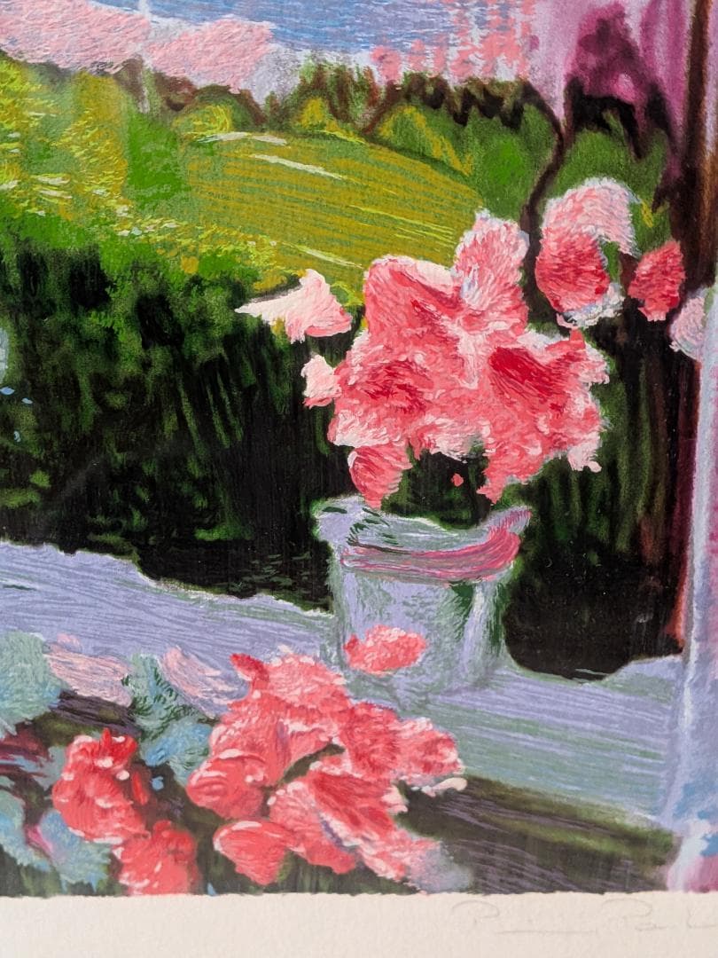 【希少】トレンツ・リャド　「黄昏の光」シルクスクリーン　HC８/10　非売品