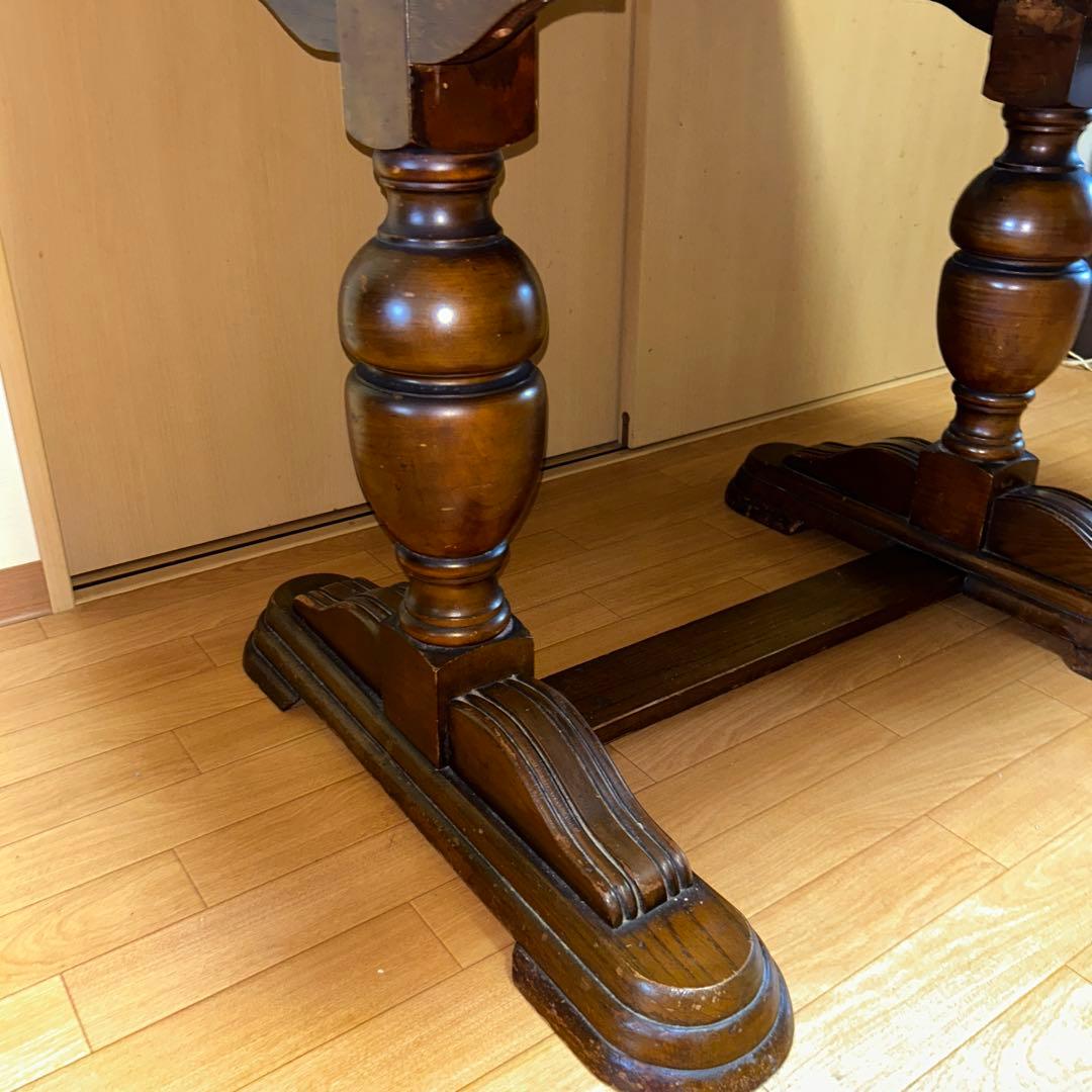 ドローリーフテーブル　アンティーク　イギリス