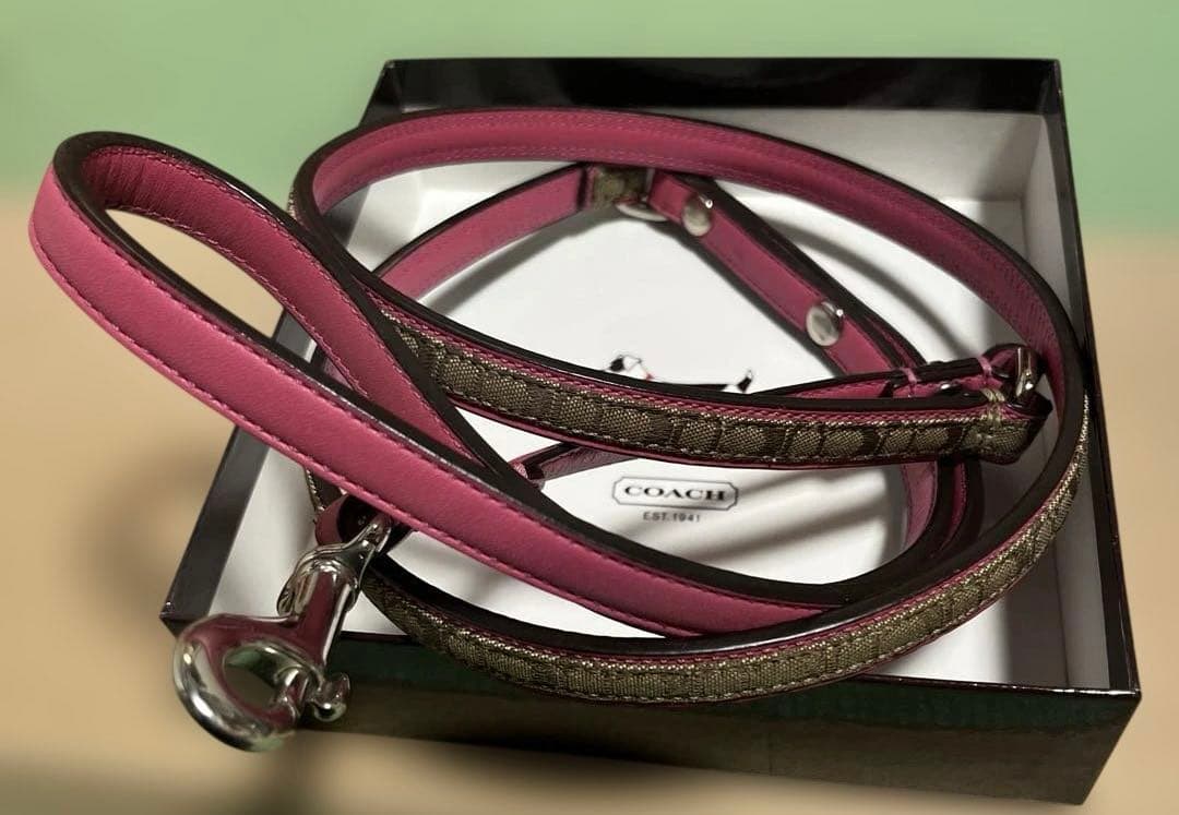 リード COACH FS4005 MINI SIG DOG LEASH