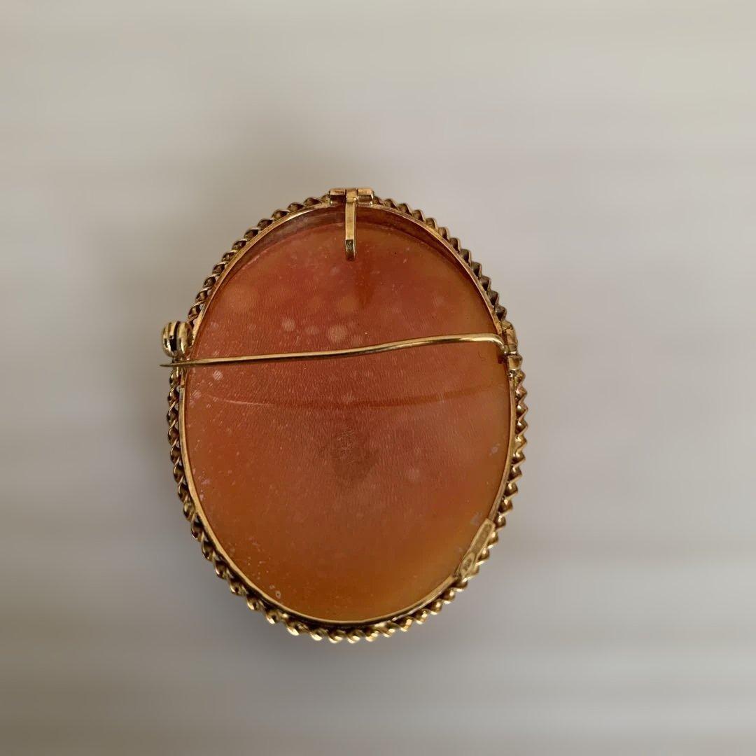 カメオ　ブローチ　ペンダントヘッド