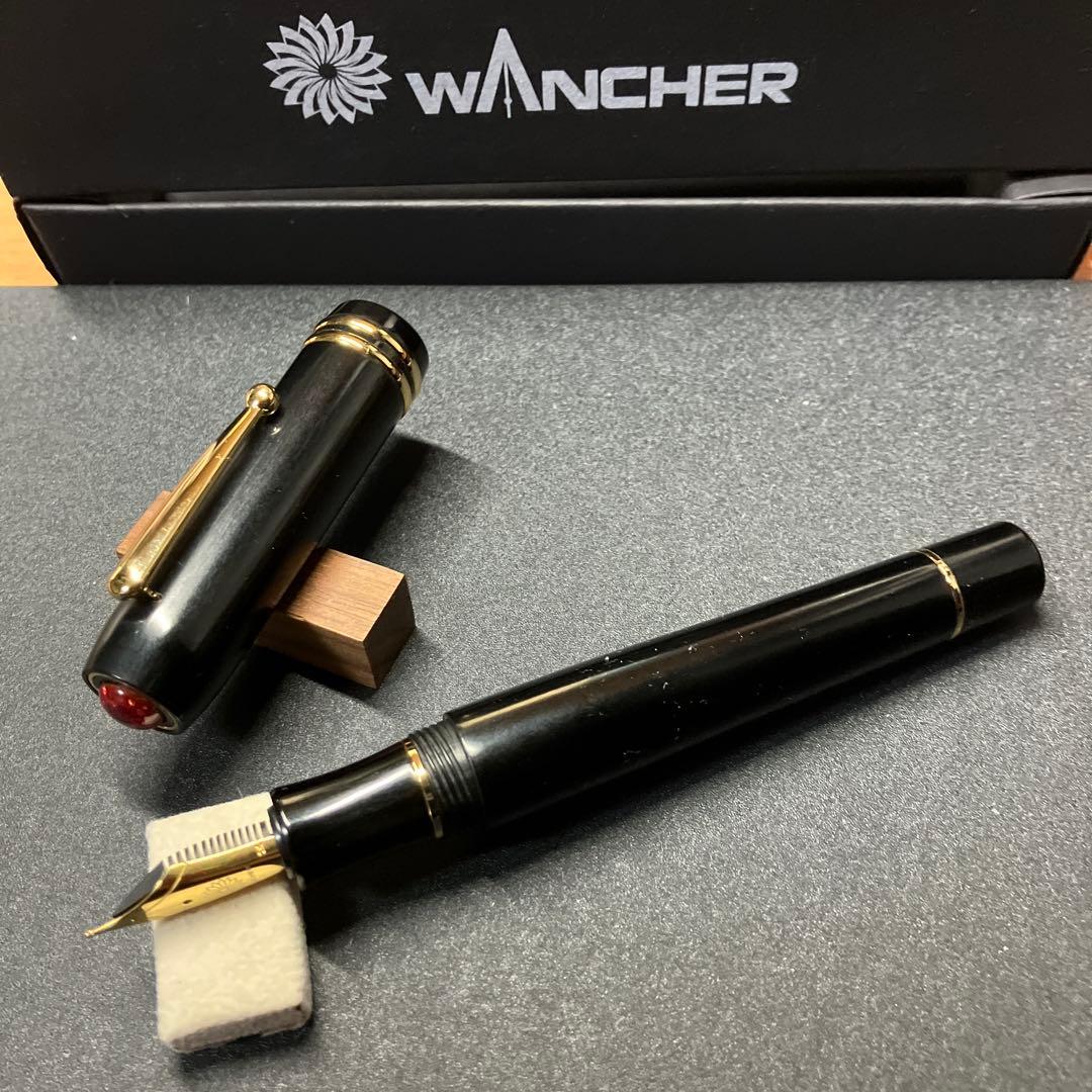 ワンチャー製ベークライト七宝万年筆　Ｍ中字 新品未使用品