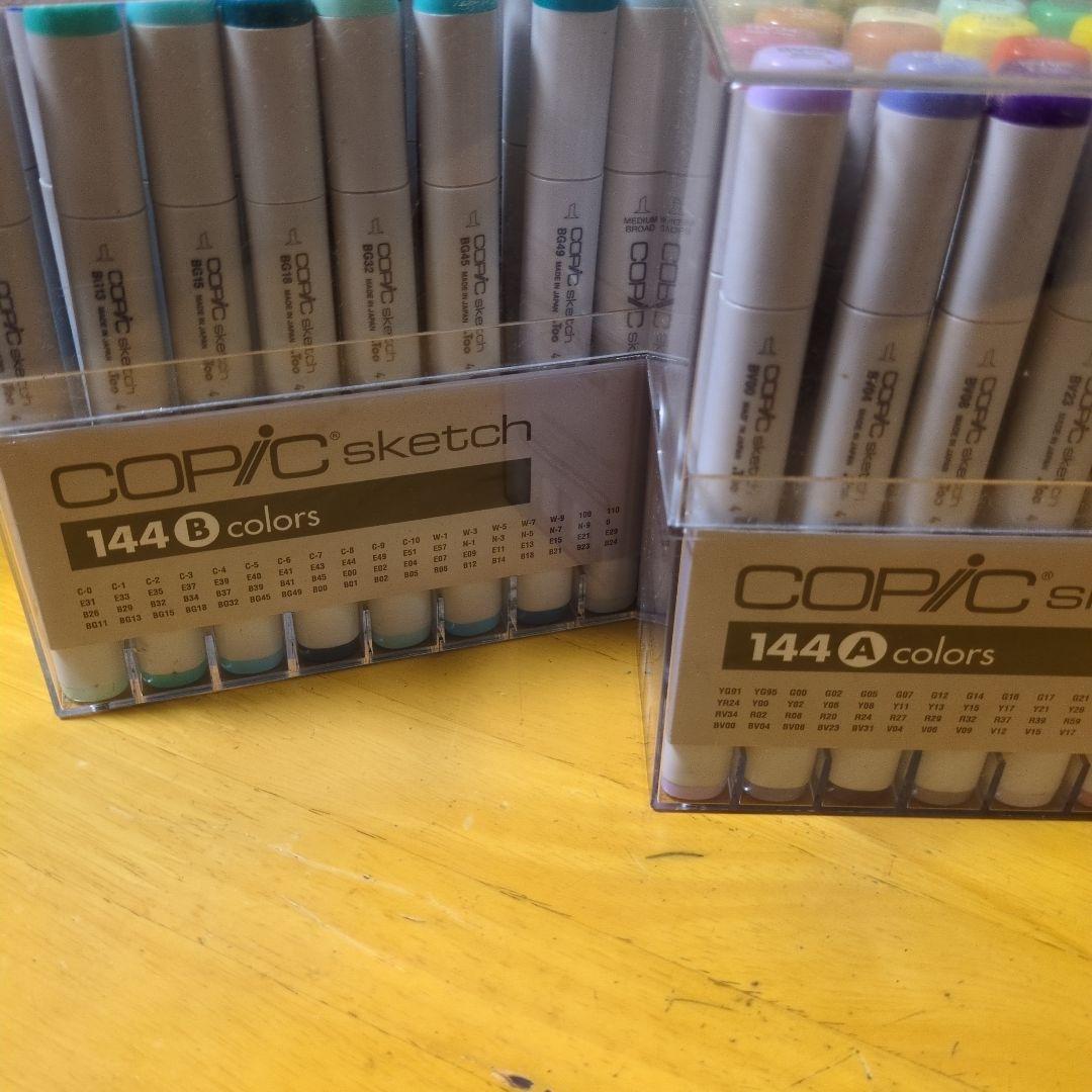 ポ*カ様 コピックスケッチ　A B 計144カラー　➕️α