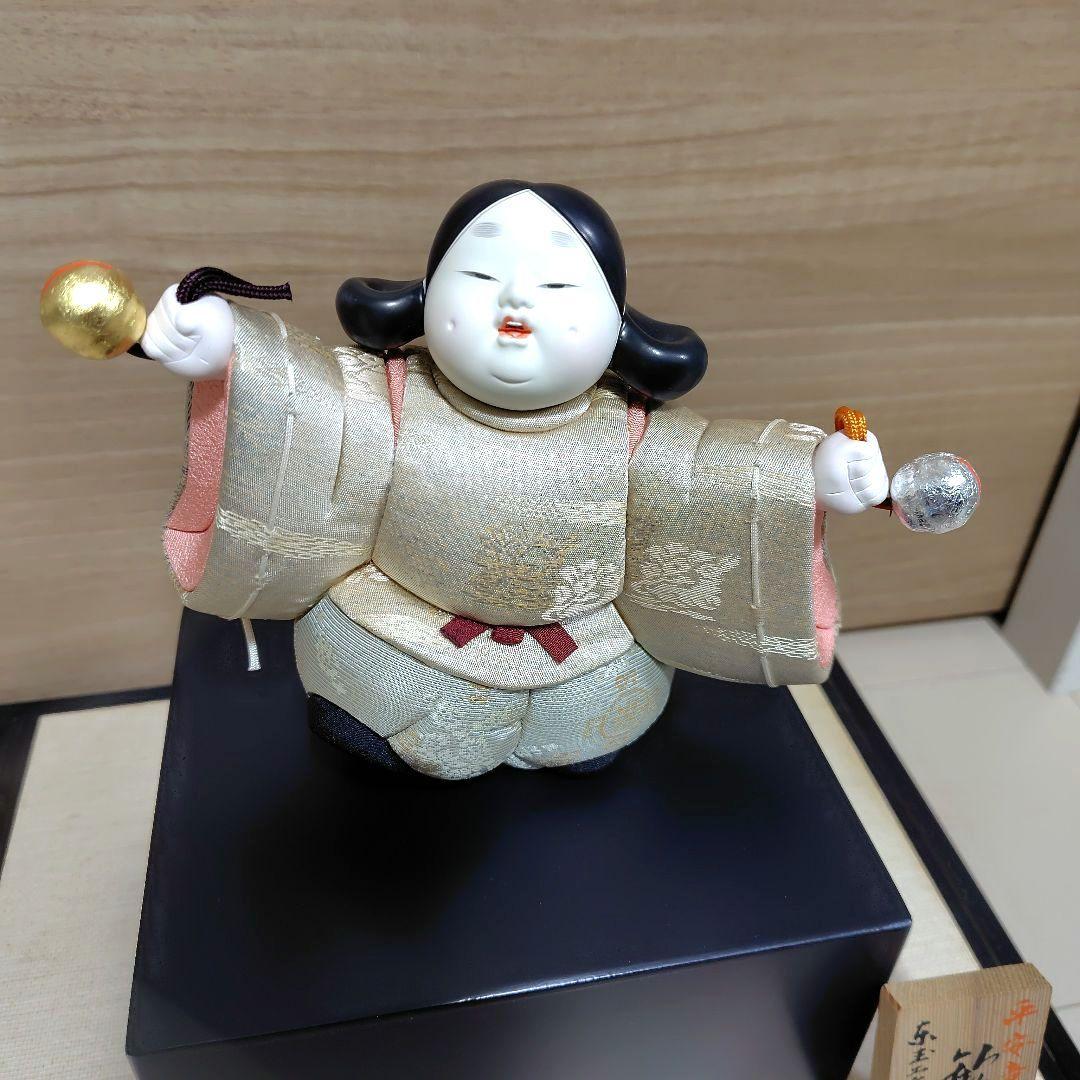 東玉工房　鈴木賢一作　人形　平安童　歓び