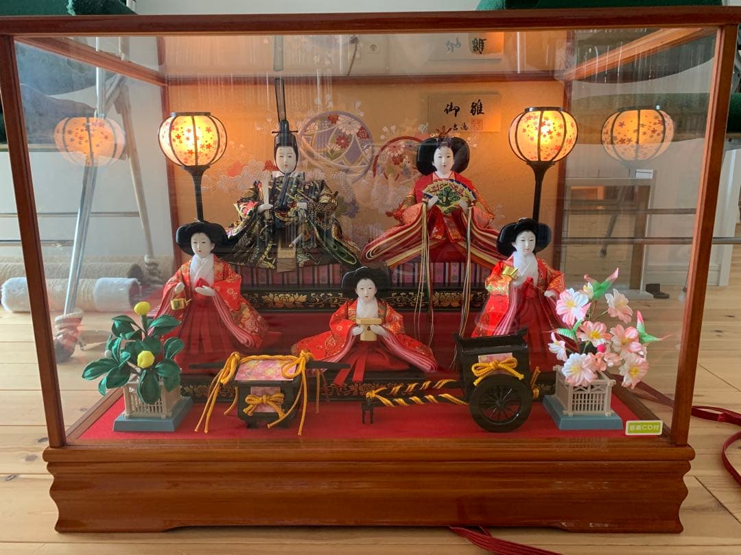 雛人形セット ひな祭り用 ケース入り