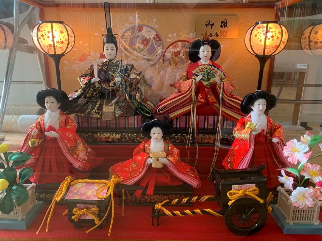 雛人形セット ひな祭り用 ケース入り