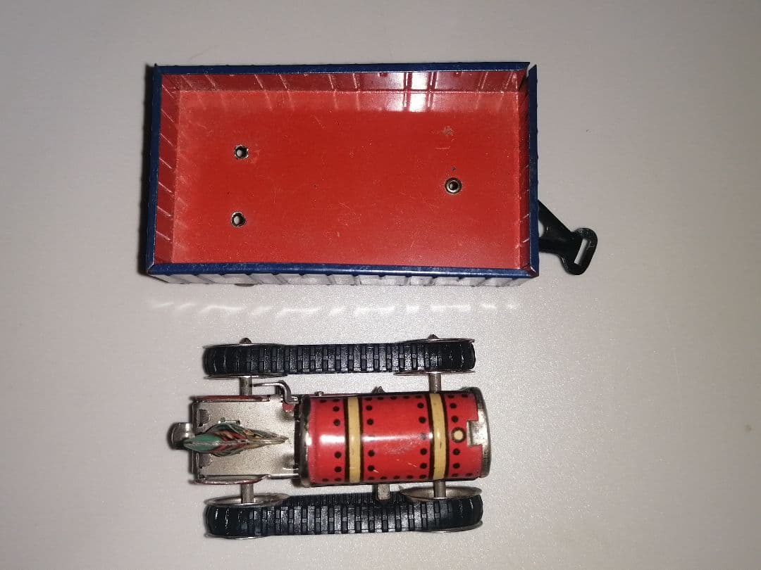 GAMA　ステーショントラクター　ゼンマイ　ブリキ製