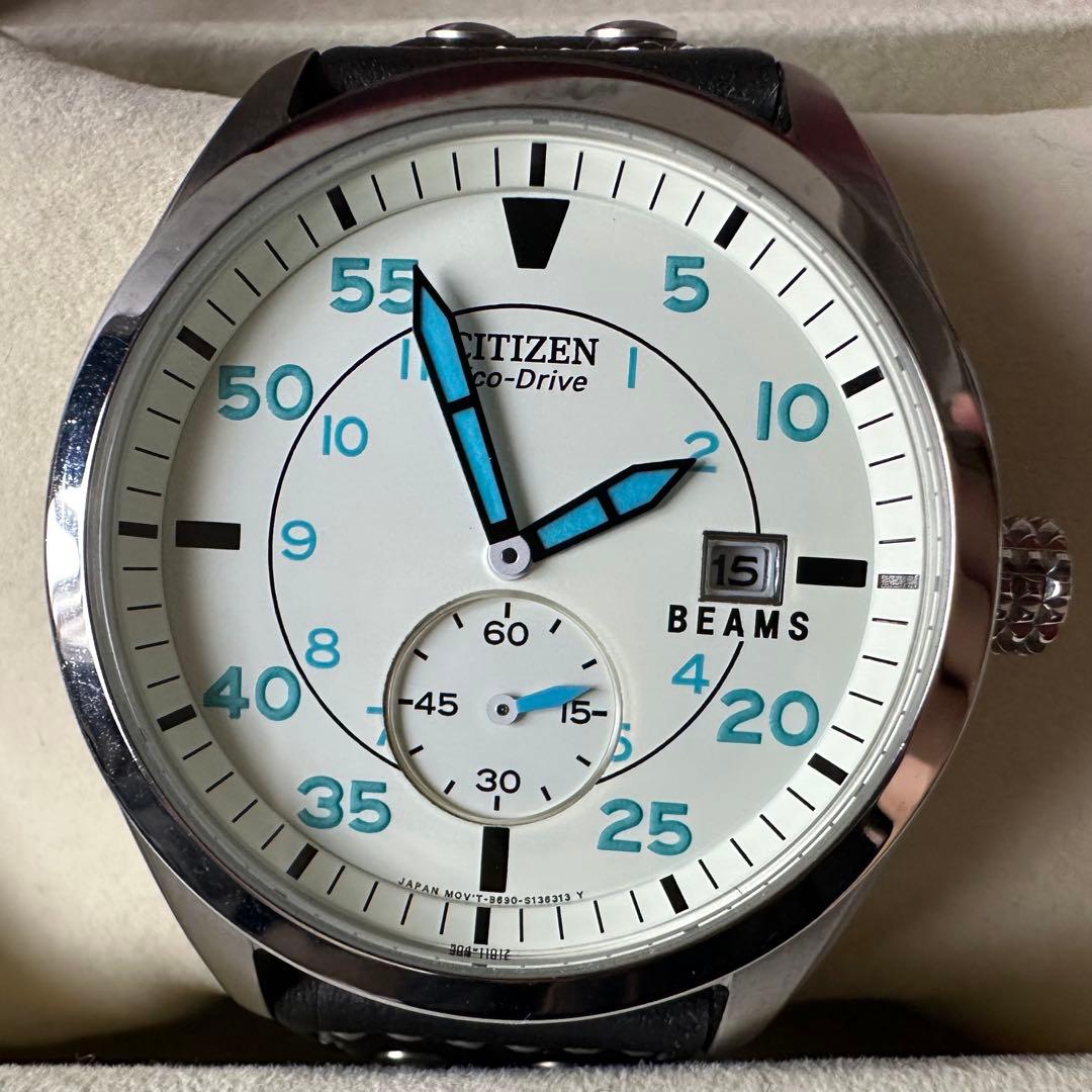 美品 CITIZEN×BEAMS シチズン ビームス ソーラーエコドライブ