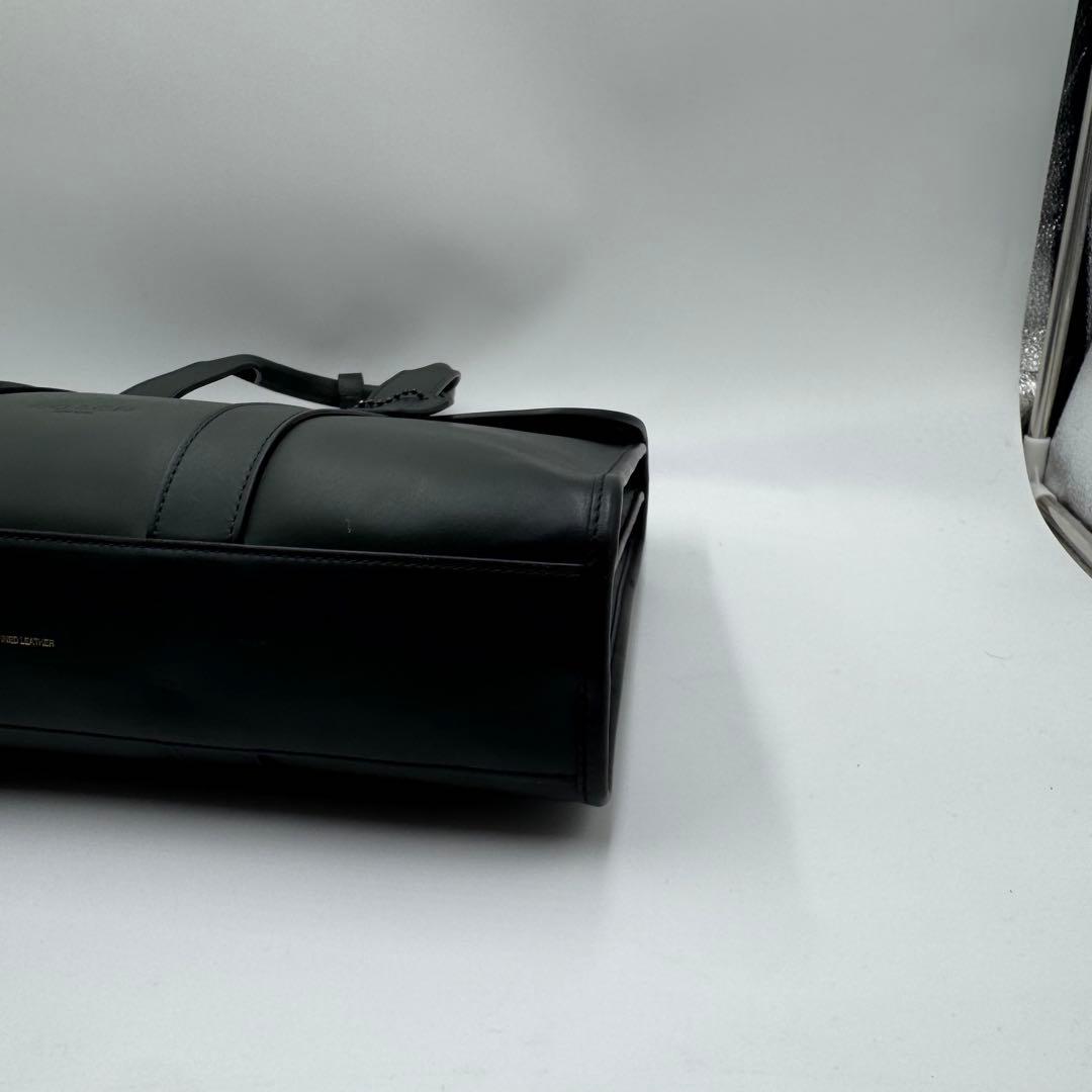 現行/未使用級✨ コーチ ゴッサム ポートフォリオ ビジネス A4 レザー 緑