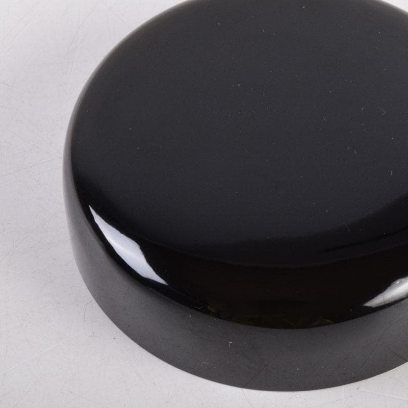 茶道具　黒漆　平棗　伊藤春宗造　共箱　V　8410