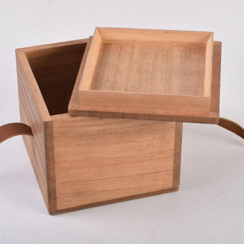 茶道具　黒漆　平棗　伊藤春宗造　共箱　V　8410