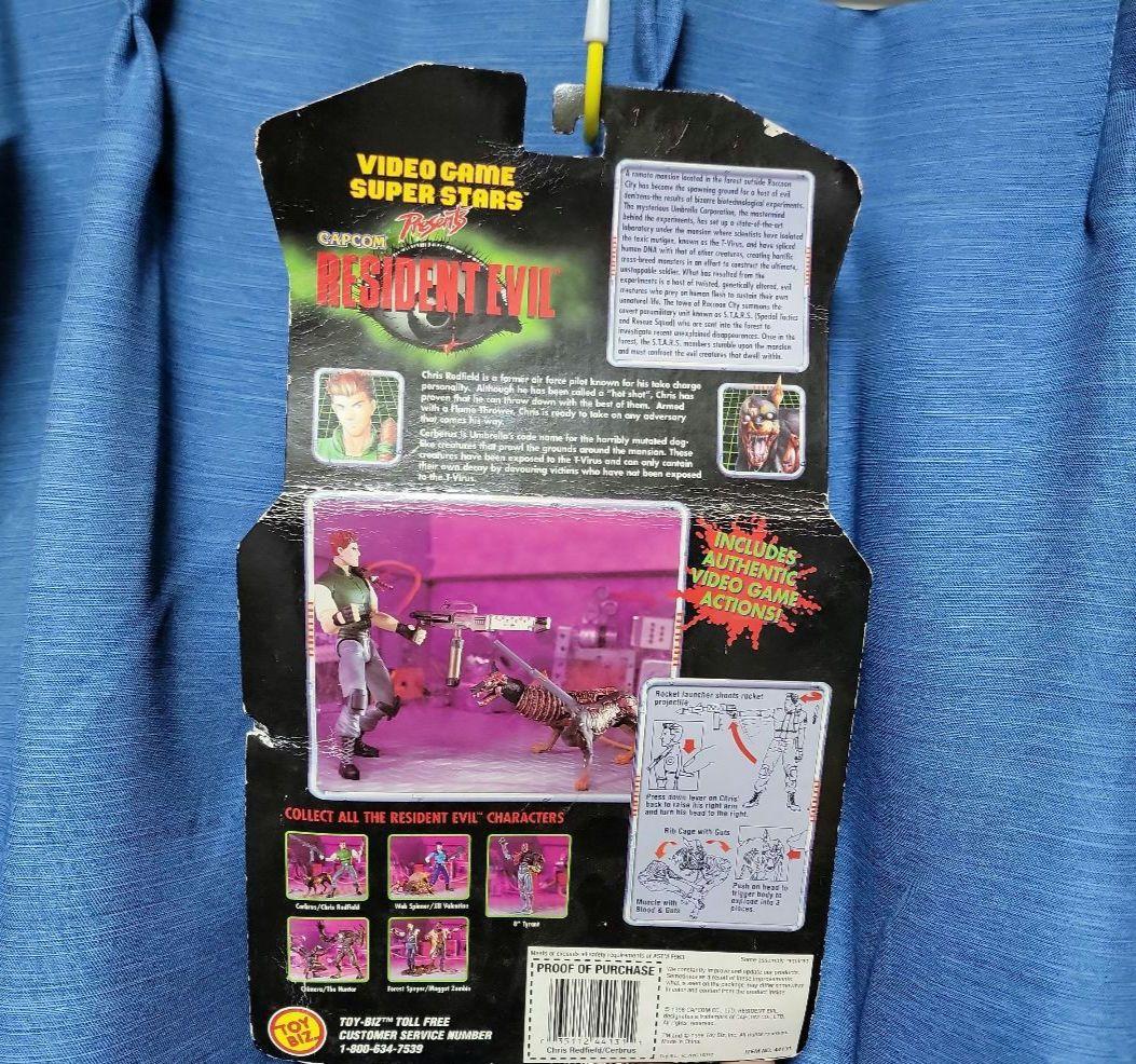 【未開封】バイオハザード クリスレッド/ケルベロスフィギュア トイビズ製品