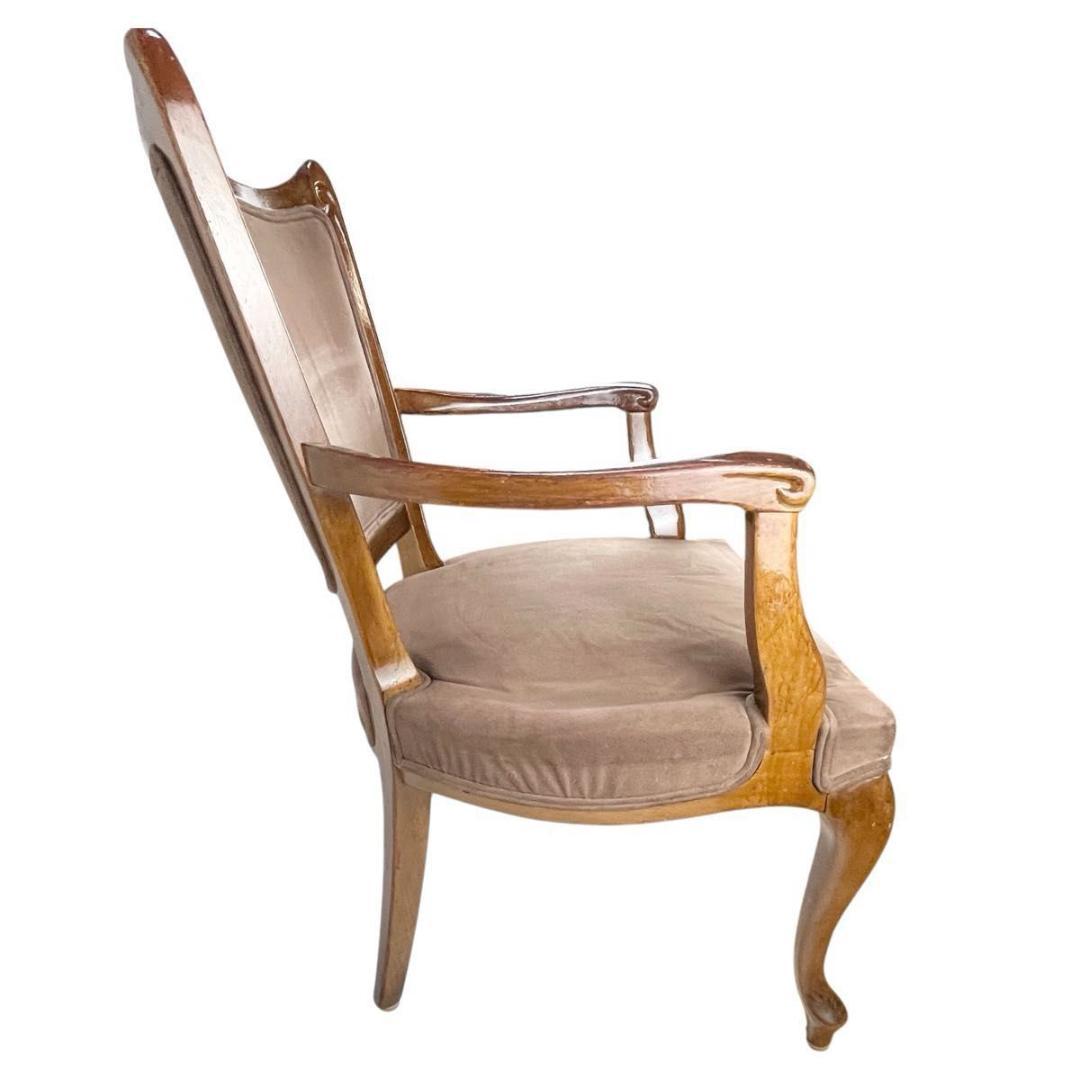 【maruni/マルニ】木製 アームチェア 猫脚 椅子 オールドマルニ 70's