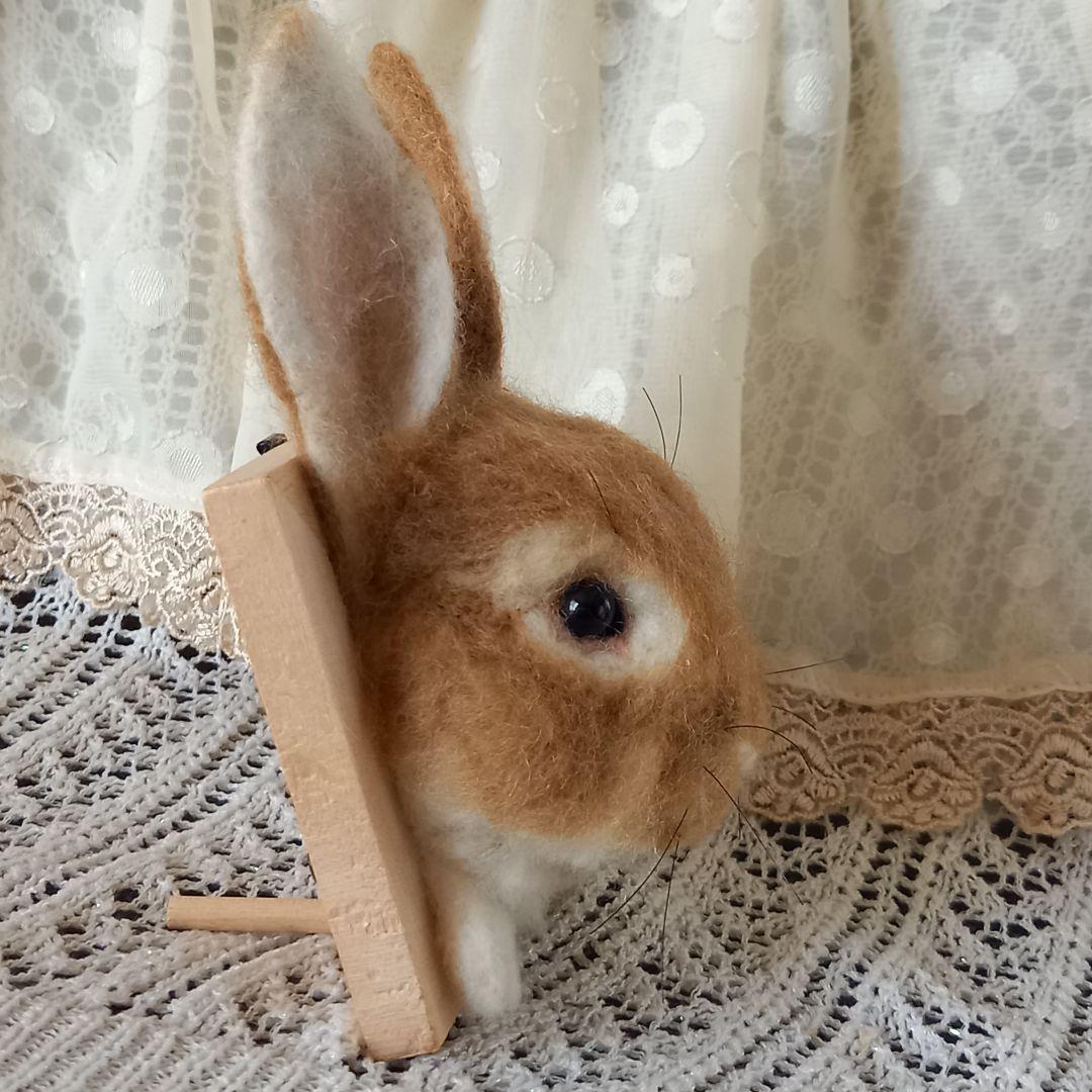 専用出品 うさぎフレーム うちのこ オーダーメイド 羊毛フェルト ハンドメイド