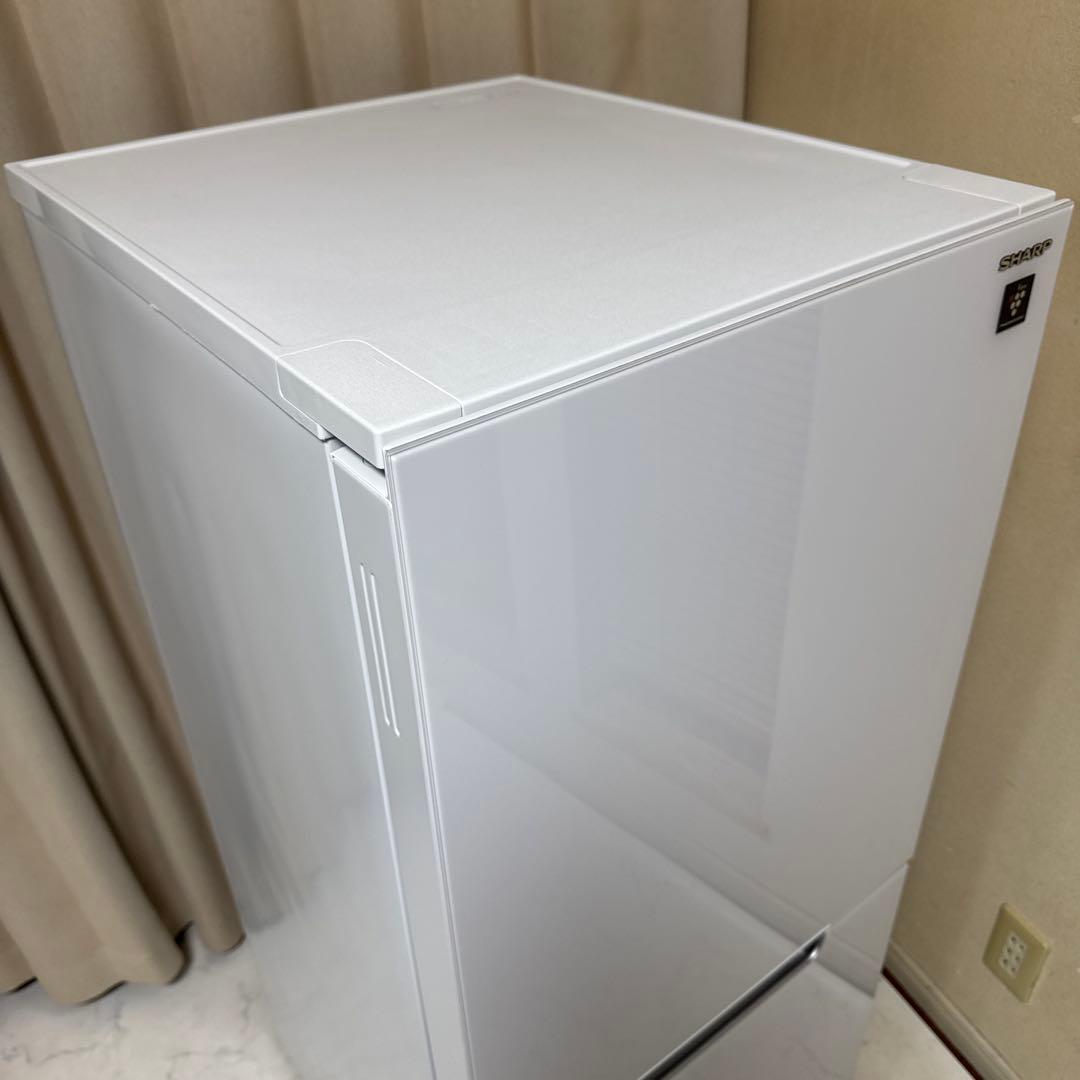 極美品 SHARP 2021年製 プラズマクラスター搭載冷蔵庫