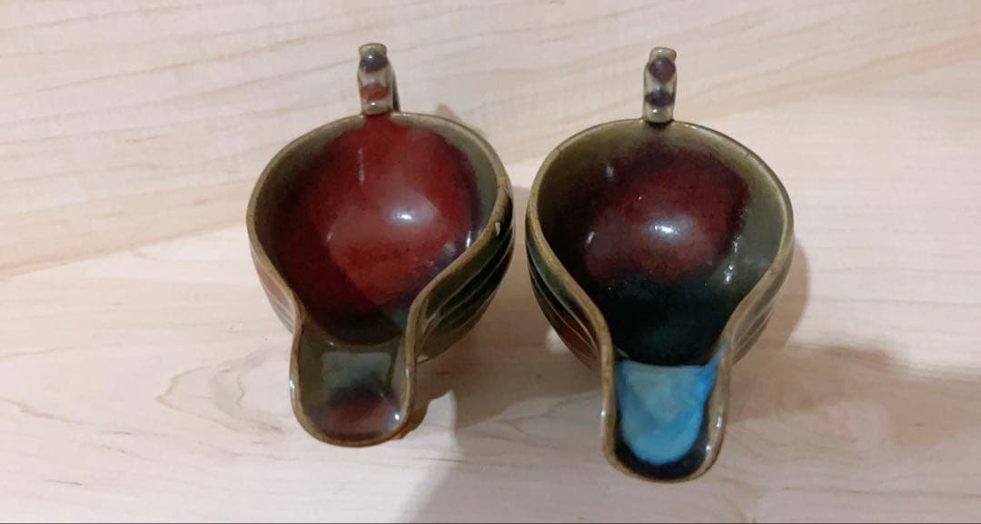 老窯磁器・宋鈞窯龍柄流杯 中国磁器 陶芸 磁器　骨董品