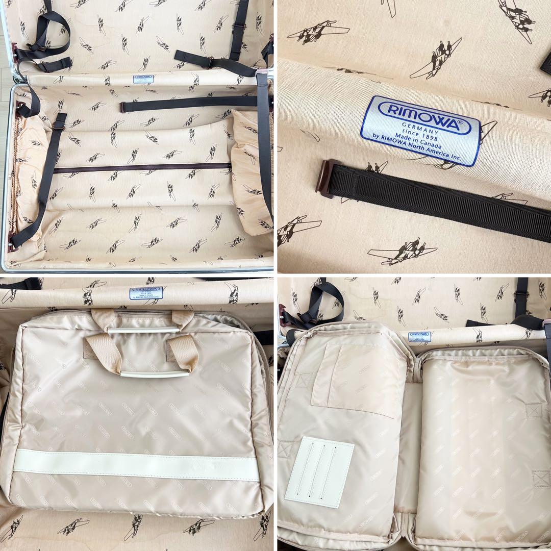 リモワ　廃盤モデル　クラシックフライト　63L 大容量　希少　ジュラルミン　4輪