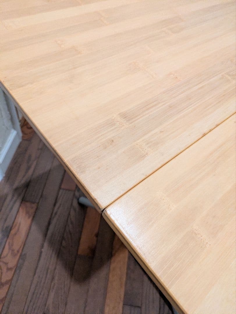  peak ワンアクションテーブルロング竹 収納ケース付き