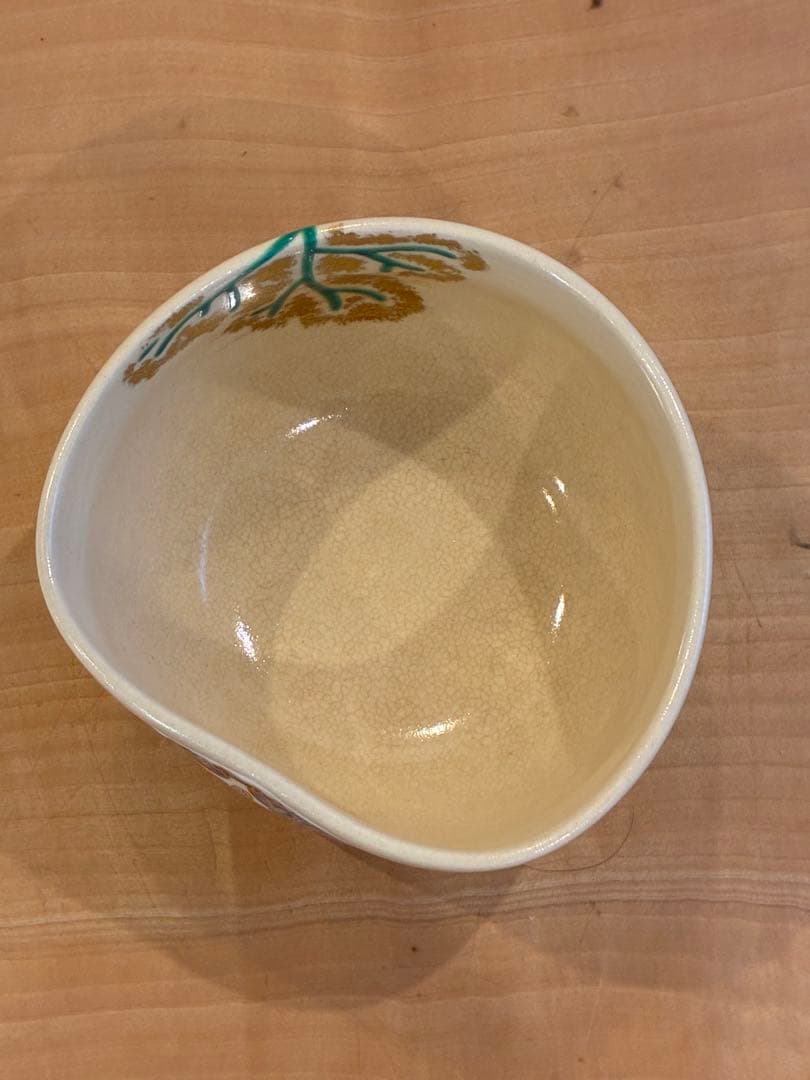 永楽即全 永楽善五郎 仁清写 貝合茶碗 茶碗 抹茶碗 茶道具 共箱