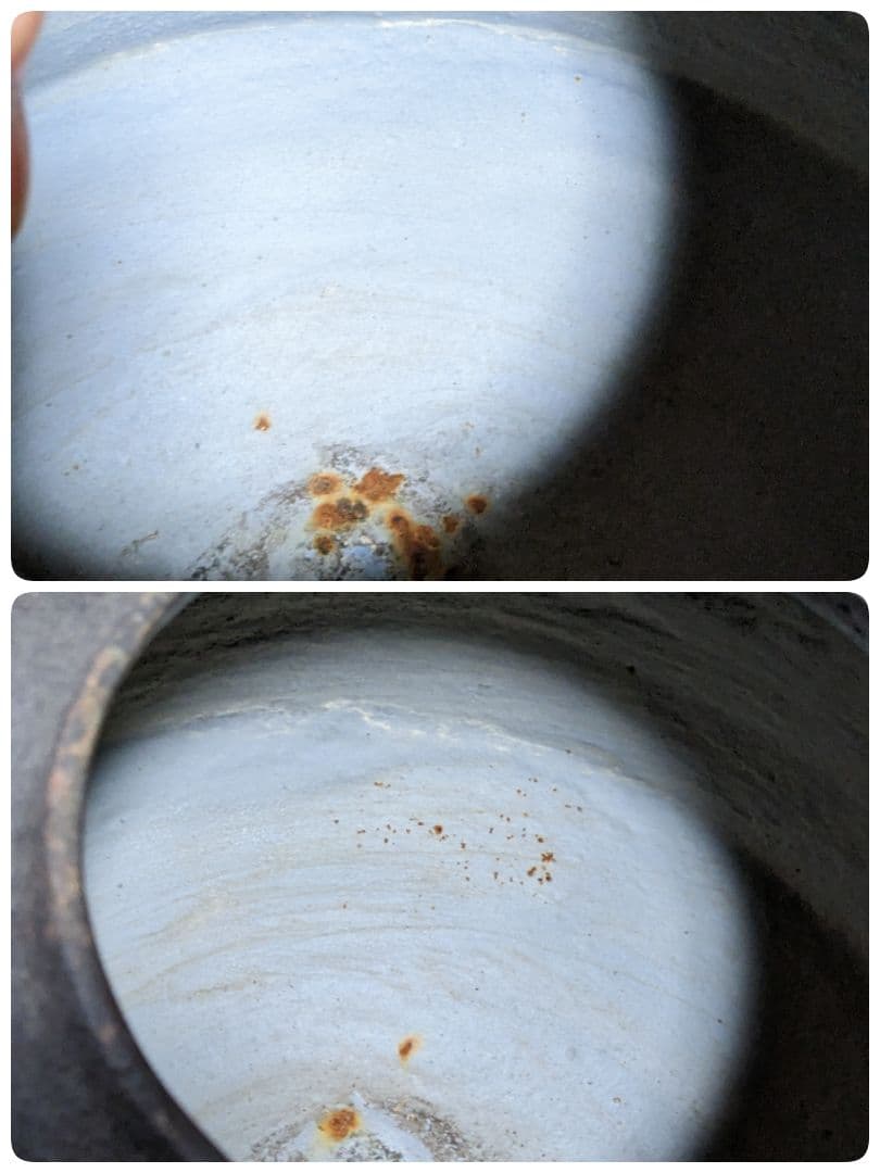 ♦茶釜 浪速の釜師 橋本辰敏作 鷺地紋 阿弥陀釜 共箱 茶道具 金属工芸 骨董品