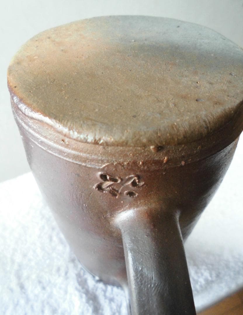 ■　窯出し 直買い品　備前焼作家 / 大谷敬二郎 作　ビールマグ 大 ・B　■