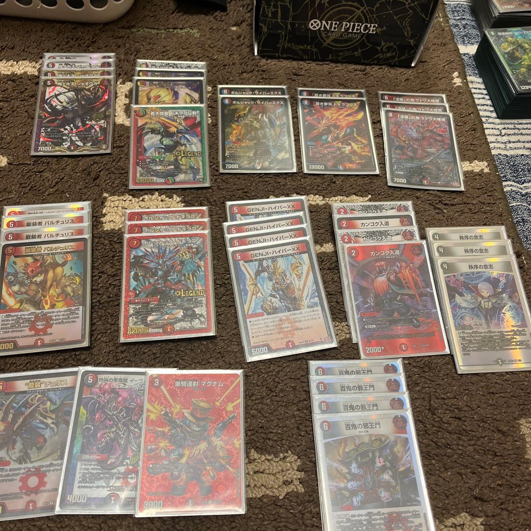 デュエルマスターズ 引退品 デッキ11個、レアカード