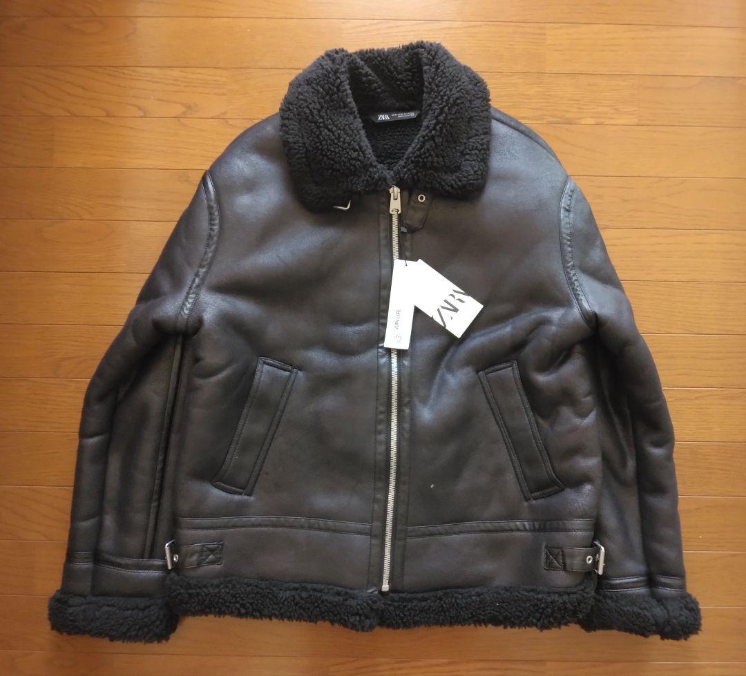 【新品!!】ZARA DoubleFace Jacket 黒 XL