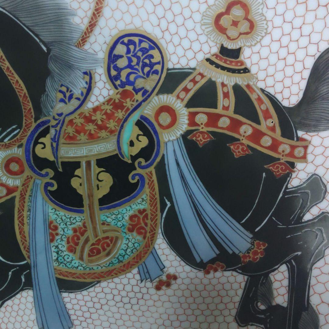 有田焼　伊万里　大皿　馬　日展作家　辻一堂　聡窯　ミ10