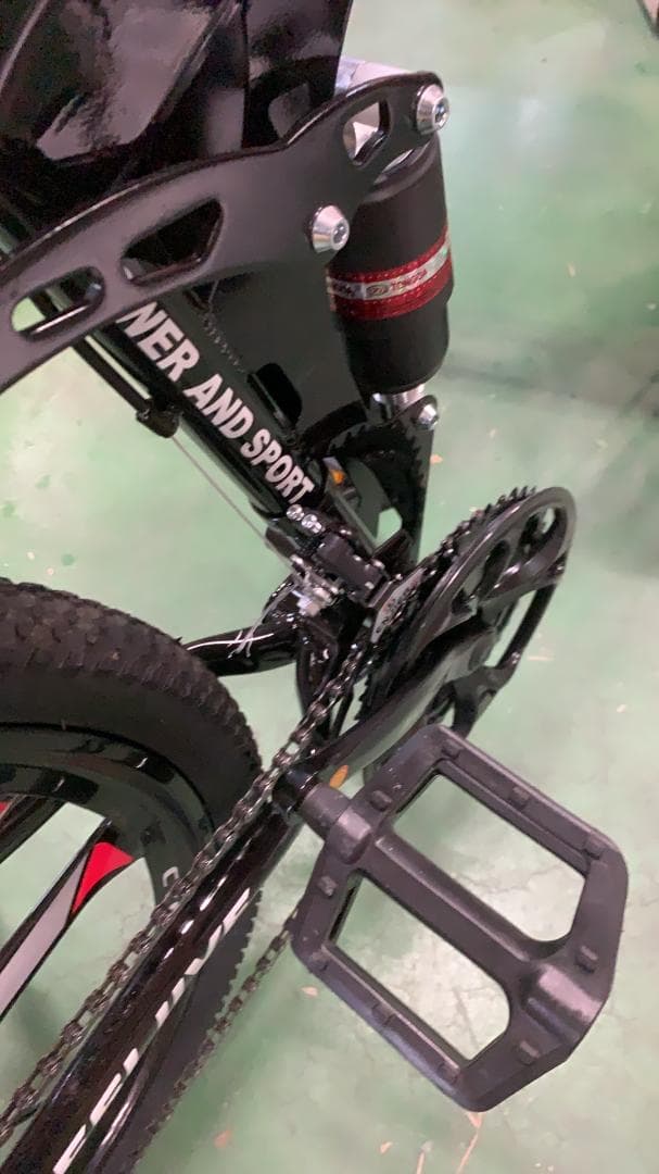 Esluve マウンテンバイク 26インチ 21段変速 折りたたみ自転車