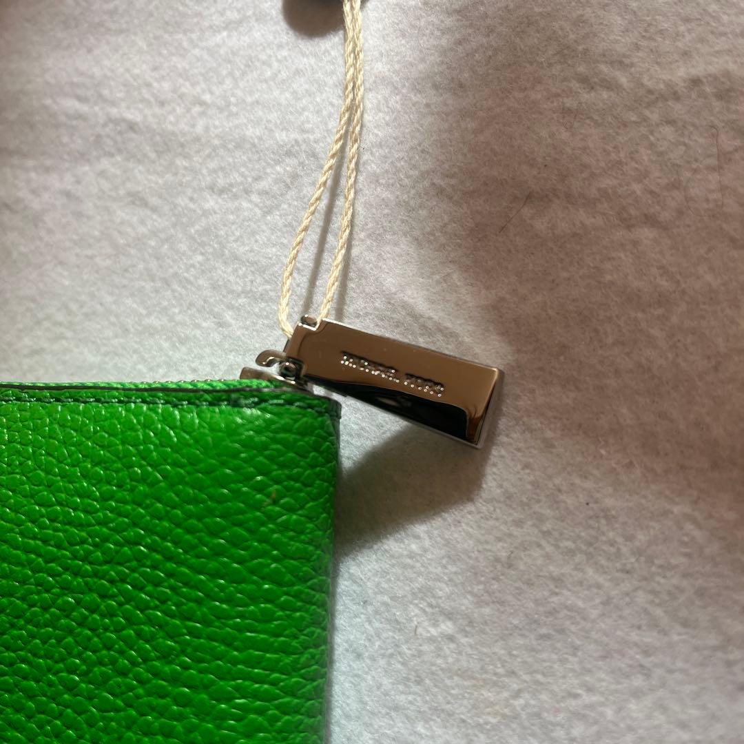 【新品】MICHAEL KORS グリーン ミニウォレット