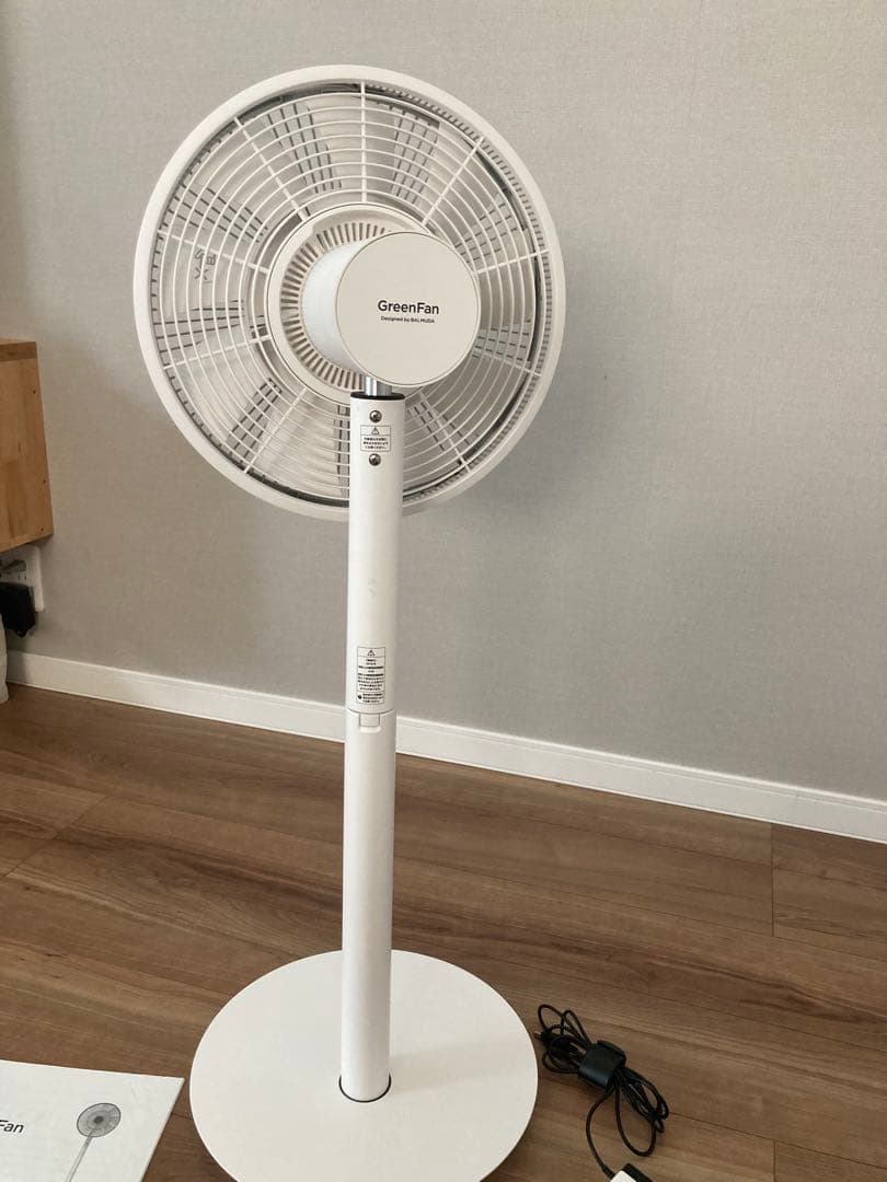 【BALMUDA】The GreenFan 扇風機／バッテリー付き・ジャンク品