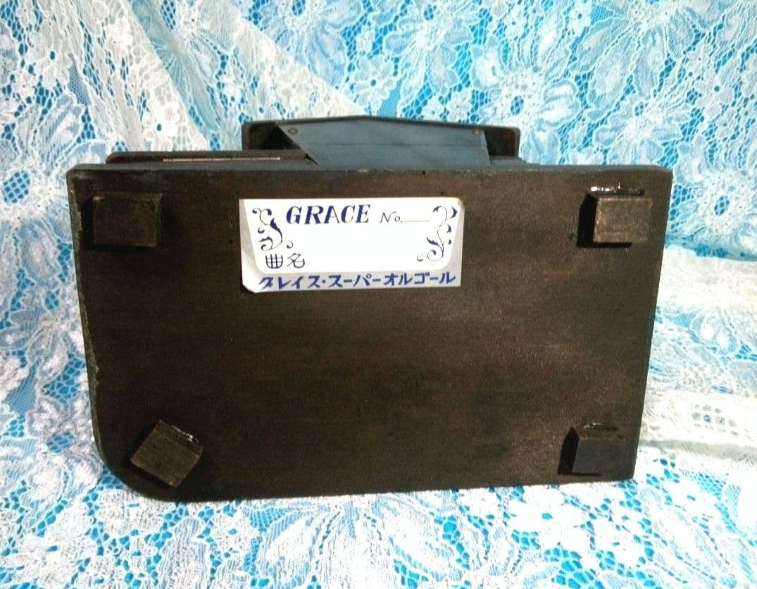 風車小屋のオルゴール　木製　手彫り 曲目　♪エリーゼのために