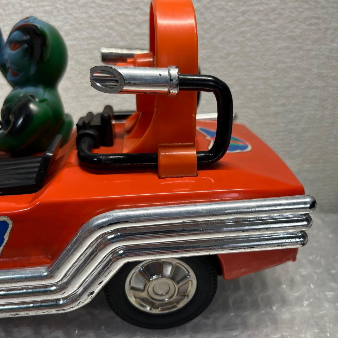 ⚠️美品　当時物　走る！マッハロッド　ブリキ　超人バロムワン　ボップ　ポピー製