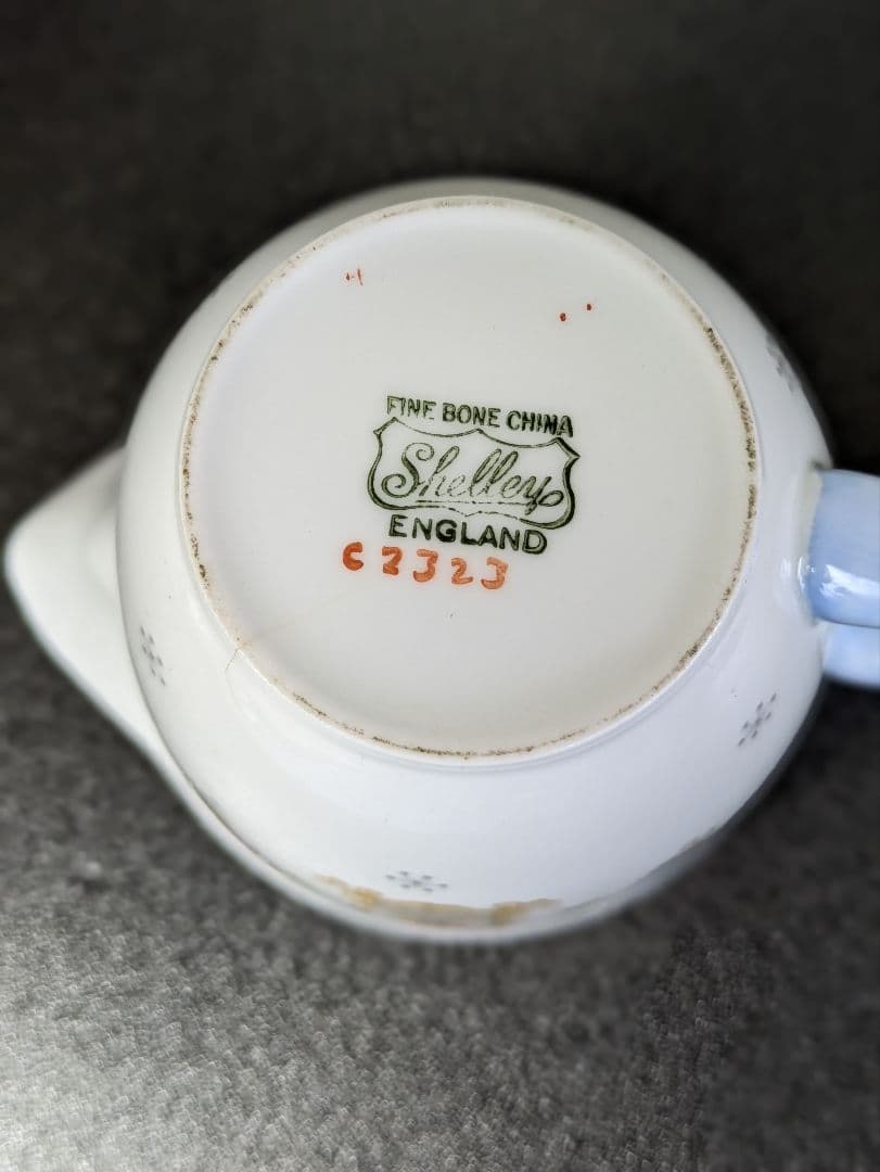 イギリス アンティーク シェリー Shelley クリーマー シュガーボウル