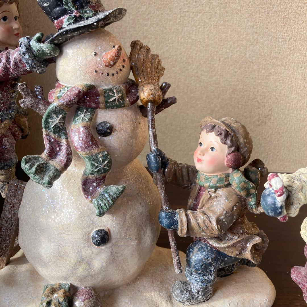 キリスト誕生　スノーマン　オブジェ　カークランド