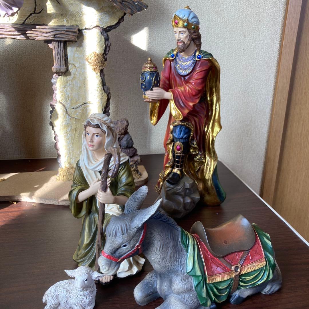 キリスト誕生　スノーマン　オブジェ　カークランド