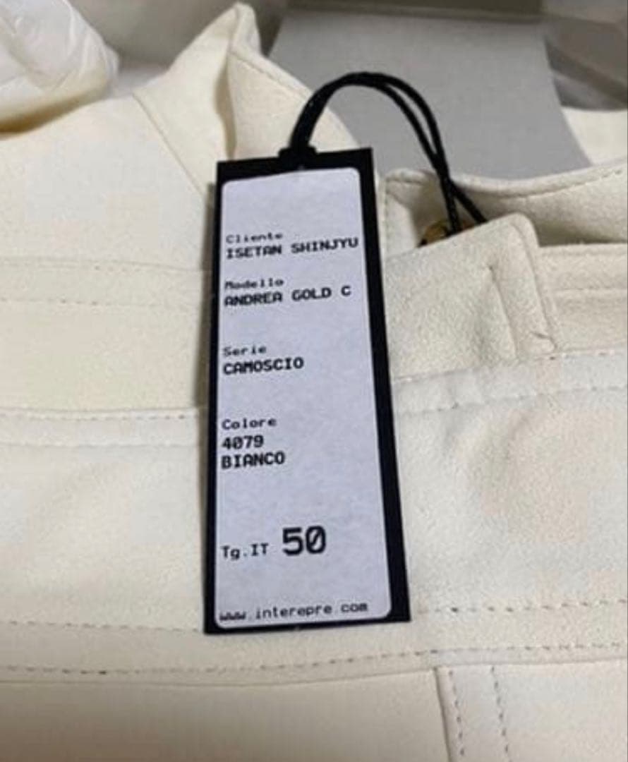 【やまさん専用】エンメティアンドレア白×ゴールド　スエード　B.R.SHOP別注