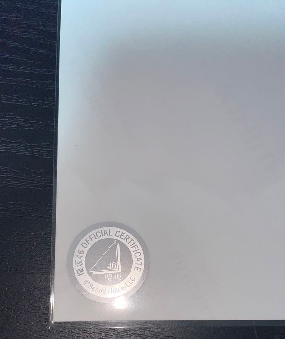 櫻坂46 的野美青 アニラ衣装 生写真 直筆 サイン ヒキ