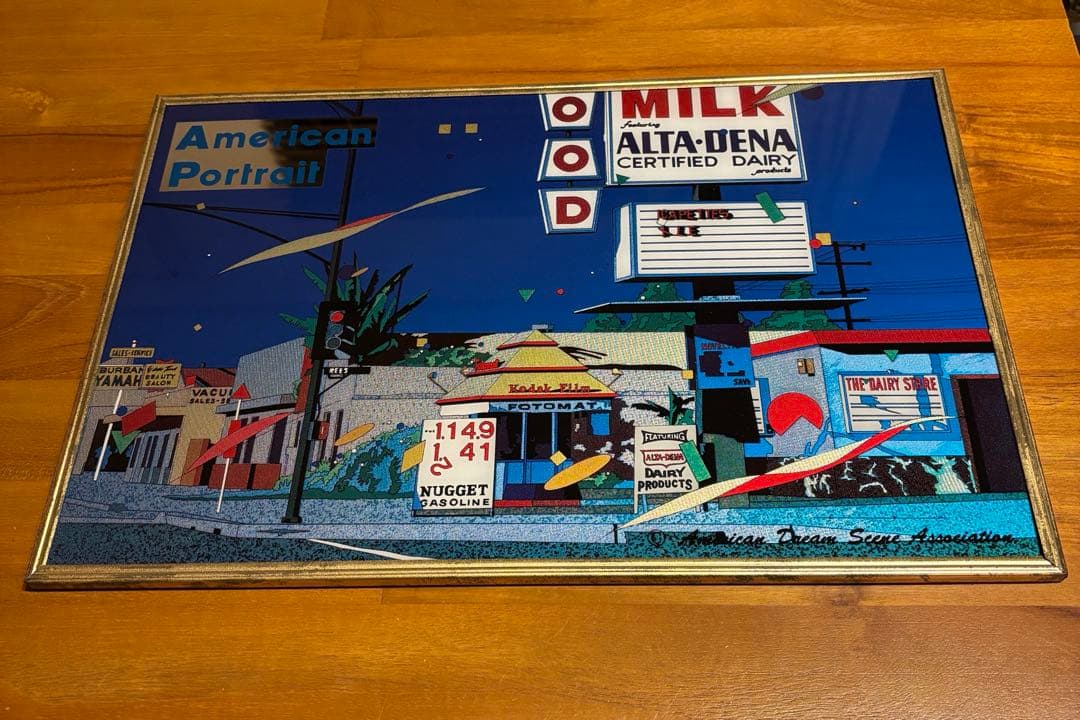 鈴木英人　「アメリカンポートレート」パブミラー　 希少　当時物