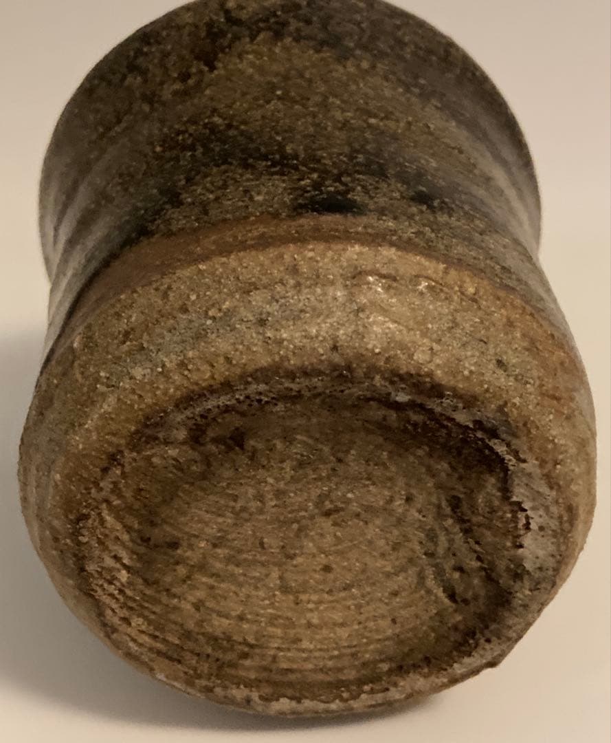 唐津　朝鮮唐津　時代　花入　徳利 一輪挿し　花生け 花瓶 骨董 黒唐津