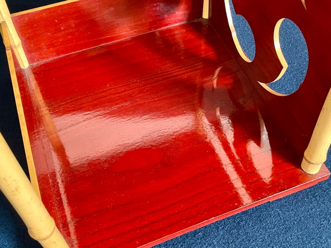 割引❣️「母」裏千家 圓能斎好写 巴棚 一斎 共箱 茶道具 （1015あ巴）