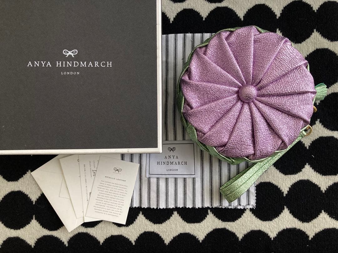 アニヤハインドマーチ メタリック パステルバッグ クラッチ